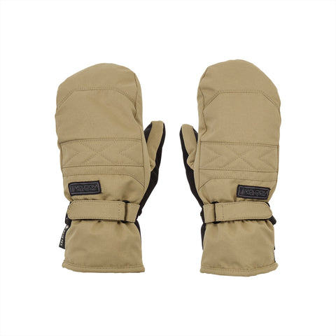 Volcom Peep Gore Tex Womens Mitt Dark Khakii