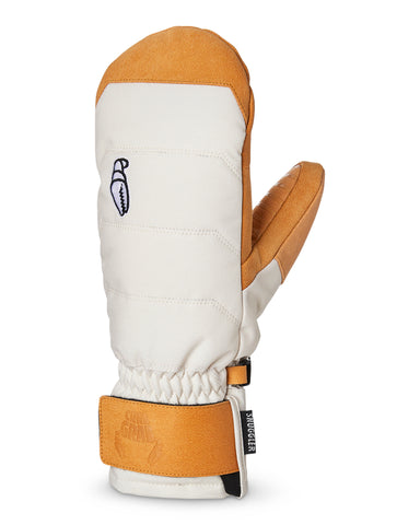 Crab Grab Womens Snuggler Mitt Cream and Tan