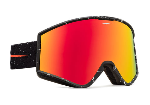 Electric Kleveland Speckled Matte Black/Red Chrome