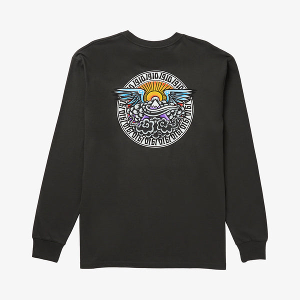 1910 Daybreak Long Sleeve Tee Vintage Black Back