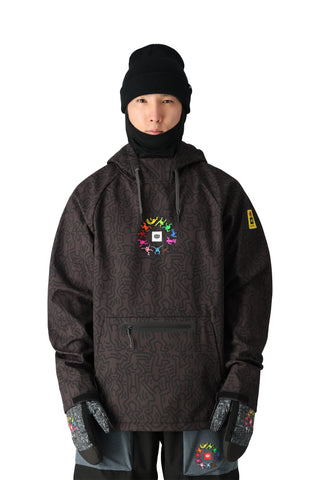 686 Waterproof Hoodie Keith Haring 