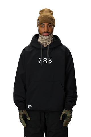 686 Waterproof Team Hoodie Cooper Black
