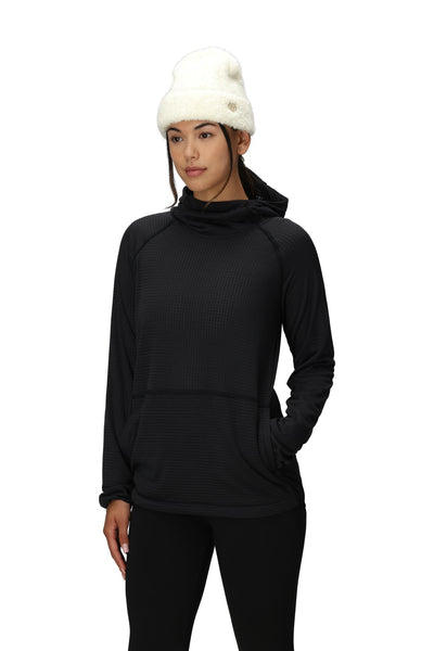686 Womens Mission Grid Fleece Hoodie