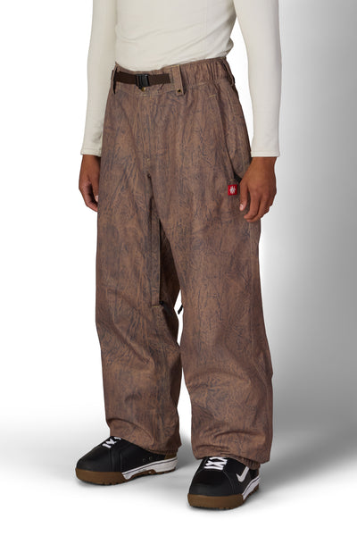 686 Dojo Pant 2627 Brown Crinkle