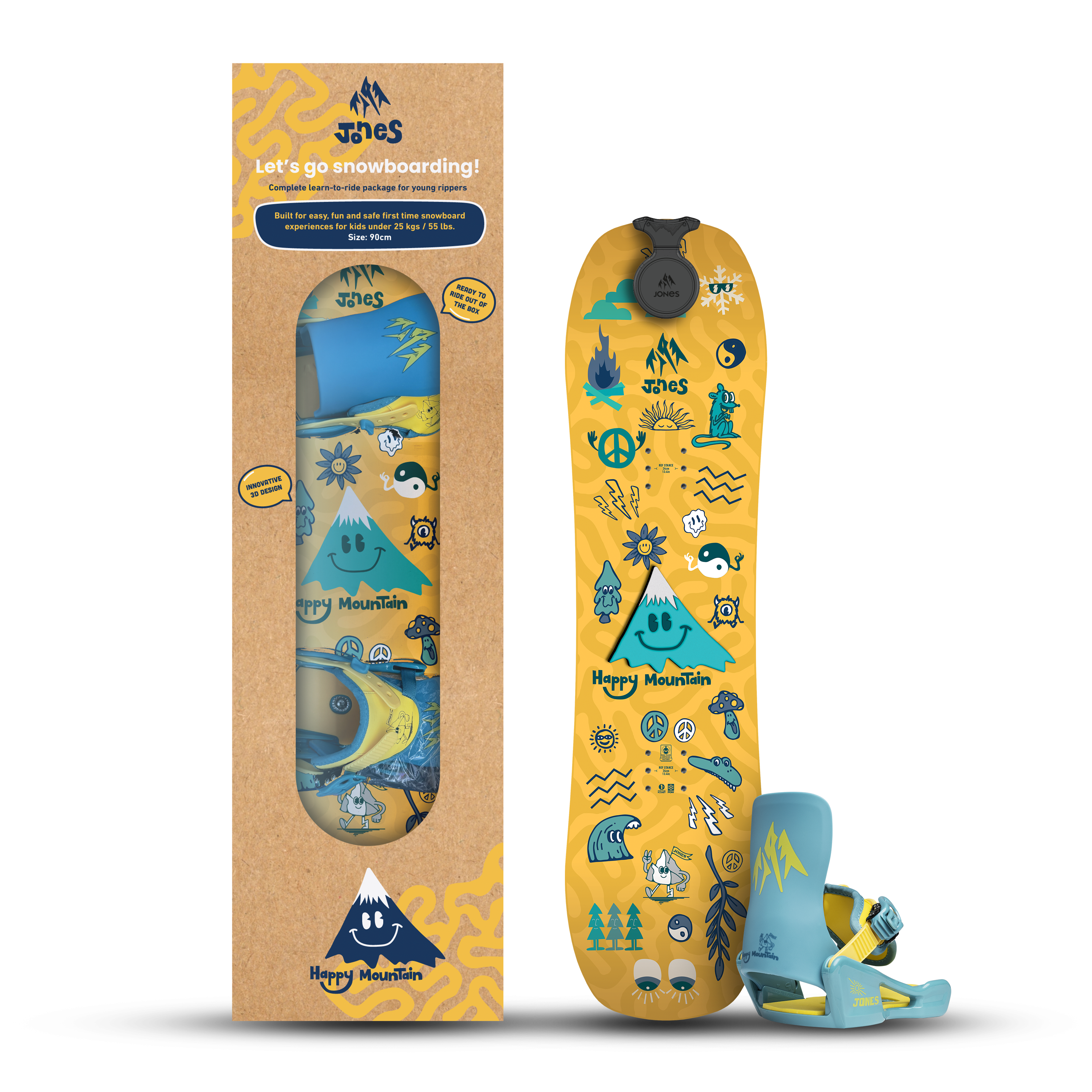 burton 90 cm snowboard Kid's Happy Mountain Snowboard