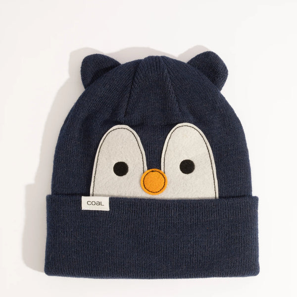 Coal Wildling Kids Knit Beanie Penguin