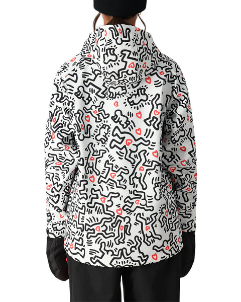 686 Women's Waterproof Hoodie Hello Kitty