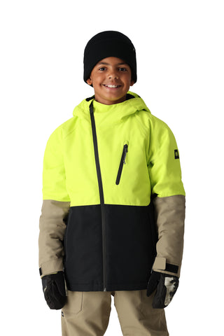 686 Boys' Hydra Insulated Jacket Lime Colorblock