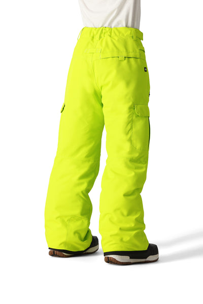686 Boys' Infinity Cargo Insulated Pant Lime Back