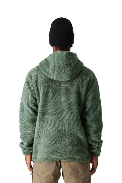 686 Buttermilk Fleece Pullover Cypress Green Dunes Back