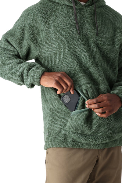 686 Buttermilk Fleece Pullover Cypress Green Dunes Pocket