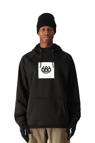 686 Men's Bonded Fleece Hoody 2025 Black Front