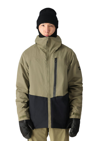 686 Men's GORE-TEX GT Jacket Sage Colorblock Front