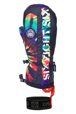 686 Team Merino Mitt Grateful Dead Black Tie Dye