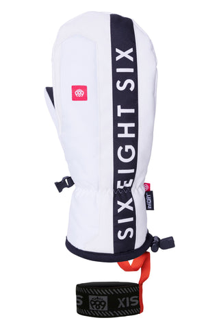 686 Team Merino Mitt White