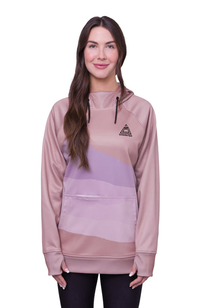 686 Women's Bonded Fleece Pullover Hoodie Dusty Mauve