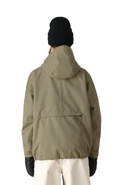 686 Women's Outline Shell Anorak Sage Back