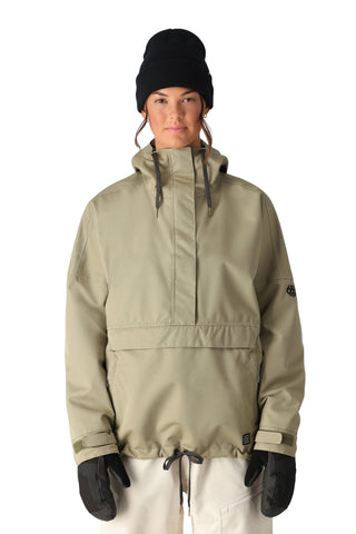 686 Women's Outline Shell Anorak Sage Front