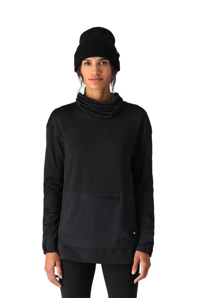 686 Women's Ultra Thermal Fleece Hoody Black Front