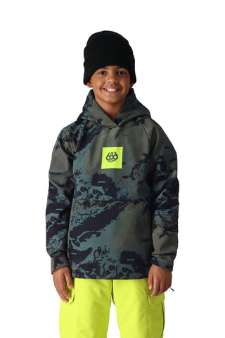 686 Youth Waterproof Hoody Cypress Green Hemisphere