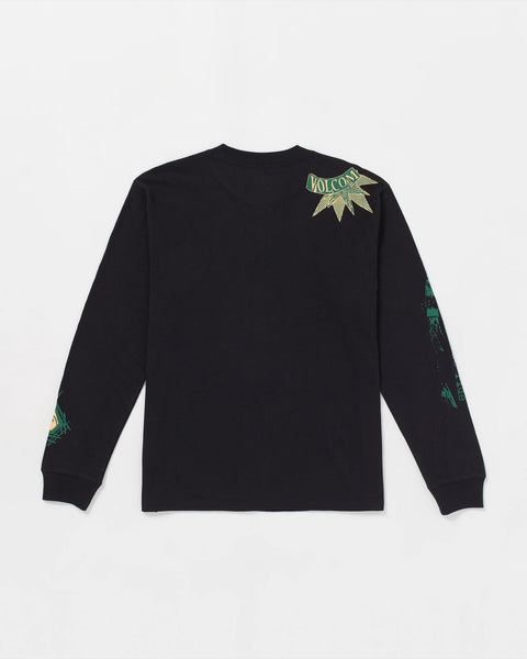 Volcom Iguchi Long Sleeve Tee Black Back