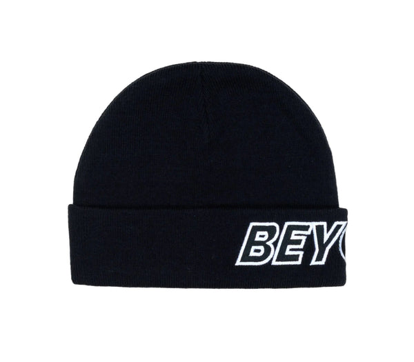 Beyond Medals Outline Beanie Black