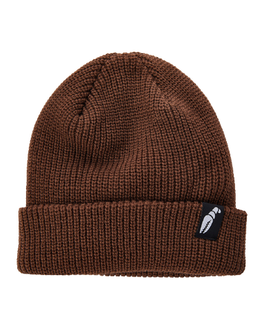 Crab Grab Beanie Claw Label Brown