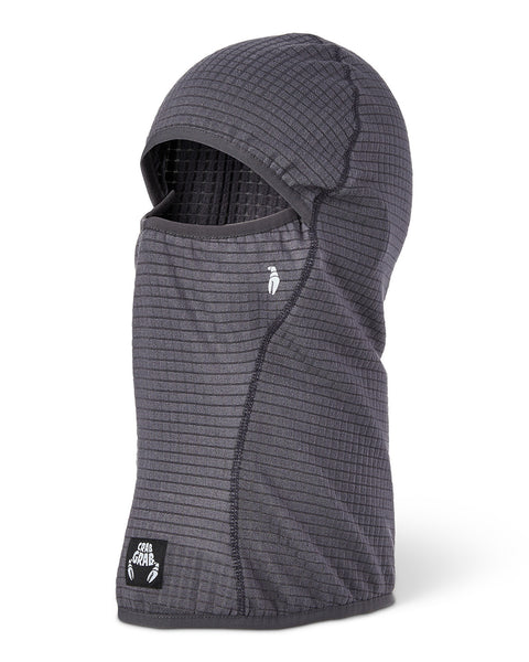 Crab Grab Clawva Balaclava Mask Waffle Charcoal