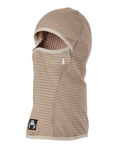 Crab Grab Clawva Balaclava Mask Waffle Oatmeal