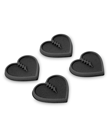Crab Grab Stomp Pad Mini Hearts Black