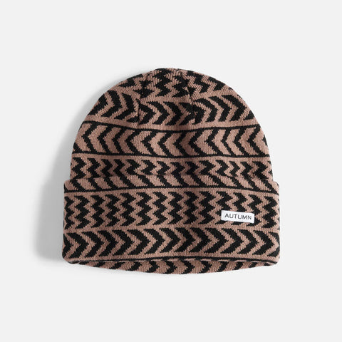 Autumn Headwear Chevron Beanie