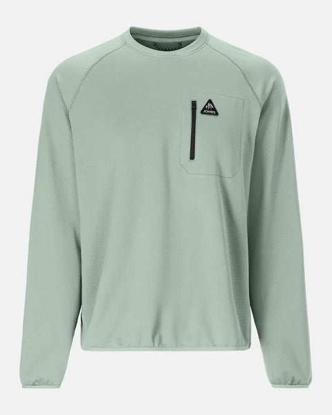 Jones Flagship Recycled Grid Fleece Crew