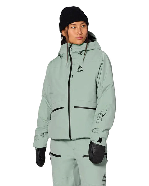 Jones Women's MTN Surf Insulated Jacket in Glacier Gray