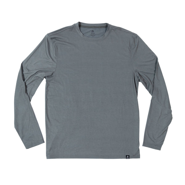 Jones Recycled Long Sleeve Tech Tee Dawn Blue 
