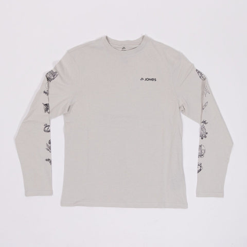 Jones Tweaker Long Sleeve Tee Mineral Gray