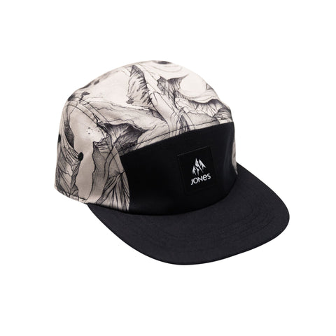 Jones Habuka 5 Panel Cap Glacier Print 