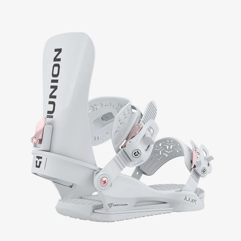 Union Juliet Womens Snowboard Bindings 2627 Light Grey
