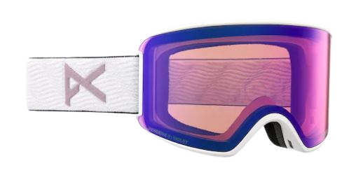 Anon WM3 Ski/Snowboard Goggles - White Frame + Perceive Variable Violet Lens