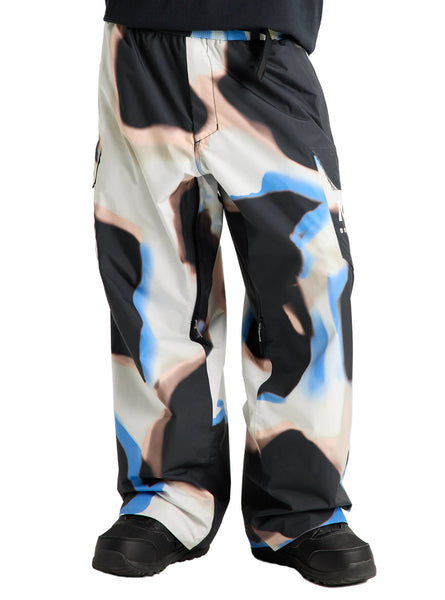 Burton Analog Flyrail Gore Tex 2L Pant Large Acidic Watercolor