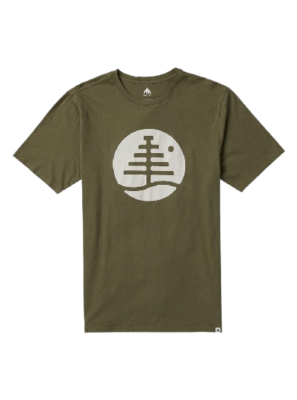 Burton Family Tree Short Sleeve Tee Forest Moss
