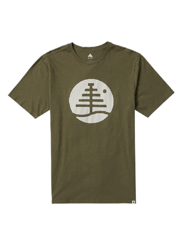 Burton Family Tree Short Sleeve Tee Forest Moss