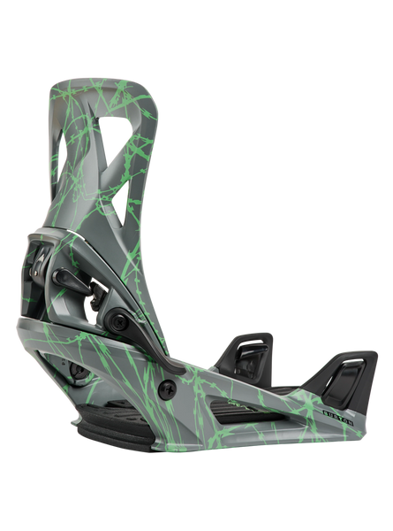 Burton Step On Binding Gray/Green Voltage
