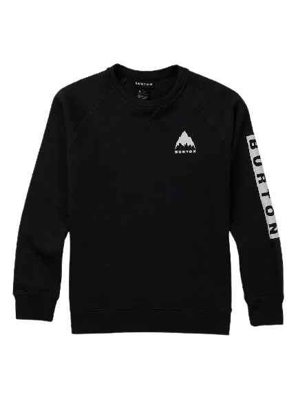 Burton Women's Elite Crewneck Fleece Sweater True Black