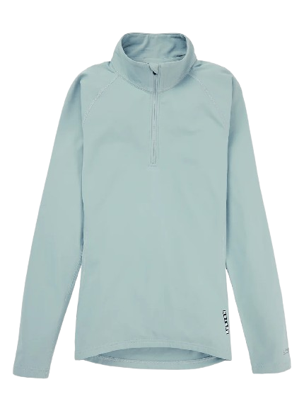 Burton Women's Heavyweight Quarter Zip Base Layer Petrol Green