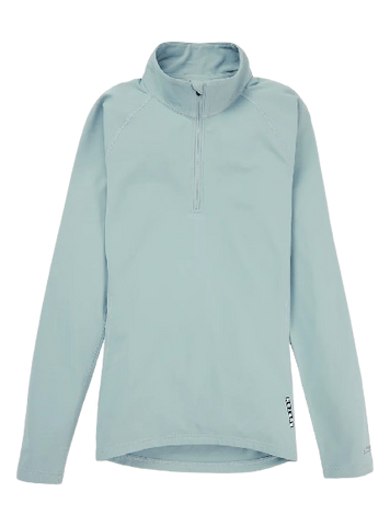 Burton Women's Heavyweight Quarter Zip Base Layer Petrol Green