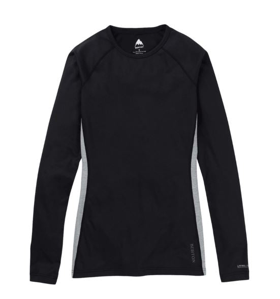 Burton Women's Midweight X Crew True Black
