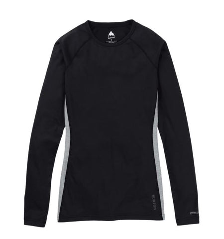 Burton Women's Midweight X Crew True Black