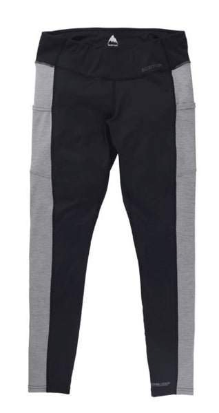 Burton Women's Midweight X Pant True Black Gray Heather