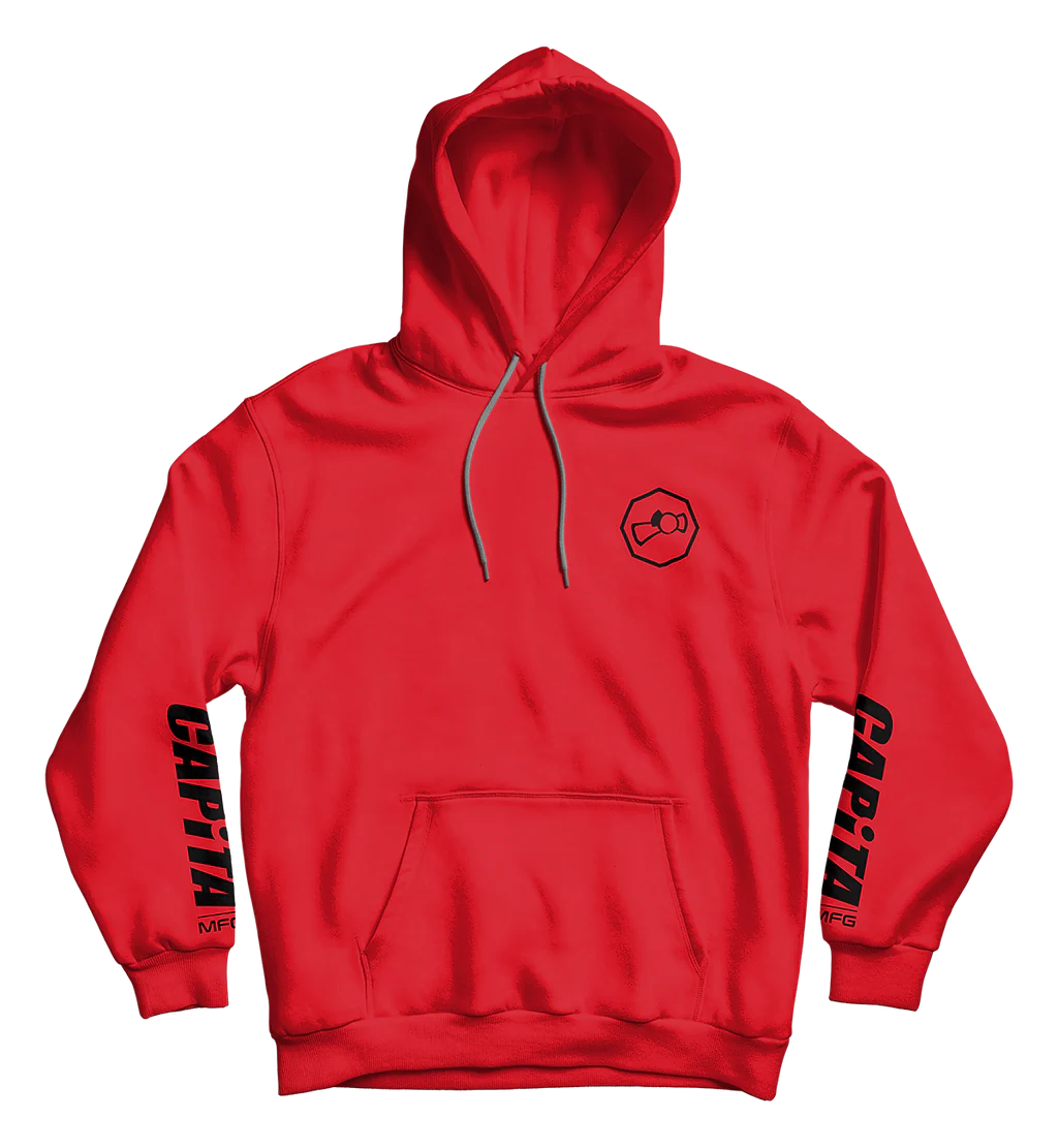 burgundy capita snowboard hoodies Bones Hoodie Black / M full zip closure W. Varsity Zip Hoodie -