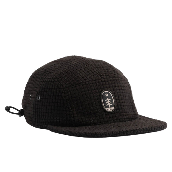 Coal Canyon Fleece 5 Panel Cap Black
